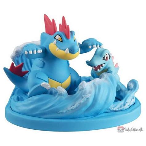 Pokemon 2019 Takara Tomy Vignette Field Vol 2 Feraligatr Totodile