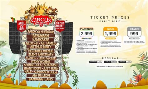 Circus Music Festival Slightly Negotiable Tickets Vouchers Event