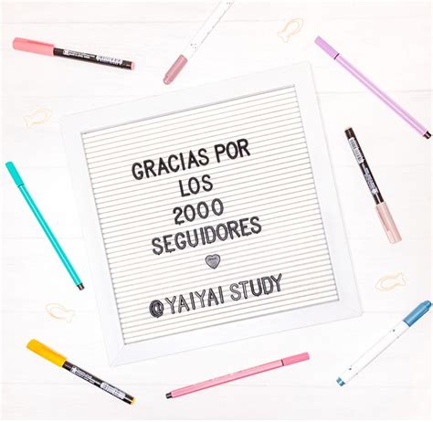 Gracias Por Los 2000 Seguidores Instagram Studygram Instagram Office