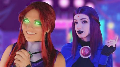 Asmr Starfire And Raven Update Your Costume Teen Titans Roleplay W