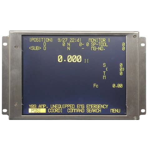 MDT962 LCD Display 9 Inch CRT Monitor Operating Panel For Mitsubishi