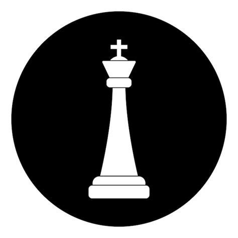 Premium Vector Chess Icon King Vector