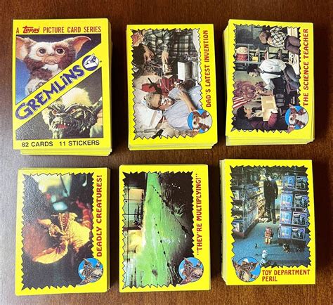 Topps Gremlins Movie Trading Cards Complete Your Set U Pick Warner