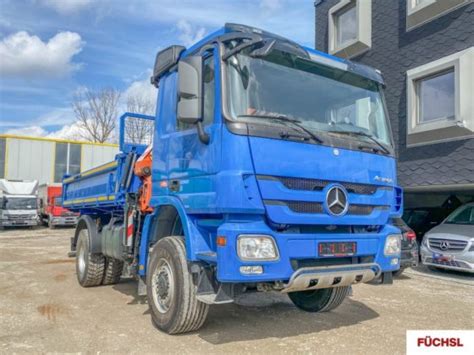 Mercedes Benz Actros Ak X Meiller Tipper Atlas Crane