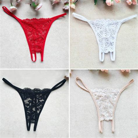 Usa Sexy Women Lace Thong G String Panties Lingerie Underwear