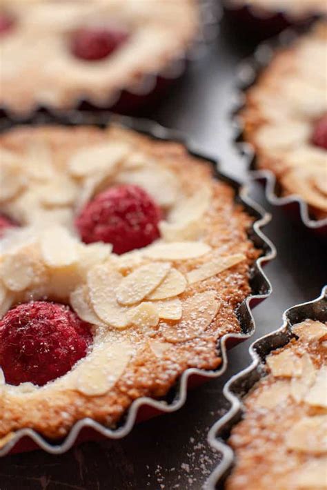 Almond Raspberry Financiers Foodtasia