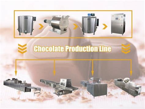 Chocolate Production Line Automatic Chocolate Making Equipment