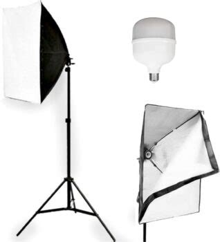 Kit SoftBox 50 X 70 Lampada Led Luz Continua para foto e vídeo