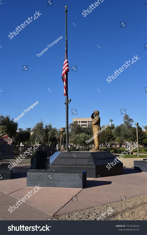 Enduring Freedom Memorial Wesley Bolin Plaza Stock Photo