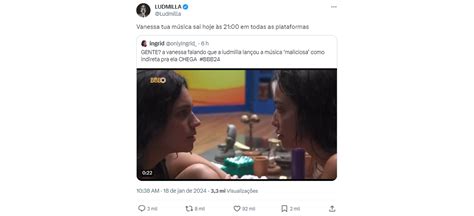 Foto Ludmilla Entra Na Brincadeira E Confirma Que Teria Mandado