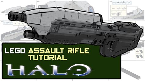 Tutorial Lego Halo Assault Rifle Youtube