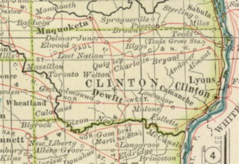 1897 Century Atlas Of The State Of Iowa