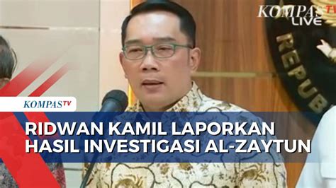 Ridwan Kamil Serahkan Tindak Lanjut Polemik Ponpes Al Zaytun Ke Mahfud