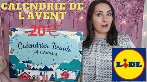 UNBOXING CALENDRIER DE L AVENT LIDL 2023 YouTube