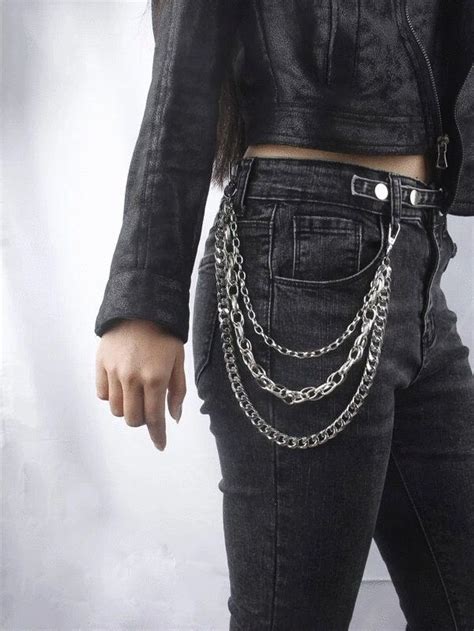 Pant Chains Chain Belts Chain Jewelry Apparel Accessories Women