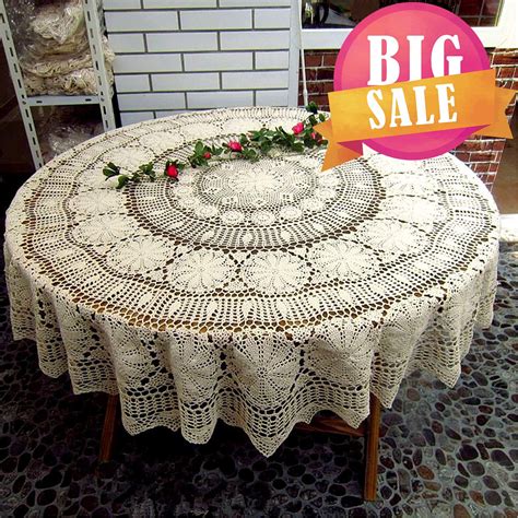 Crocheted Round Tablecloth Crochet For Beginners