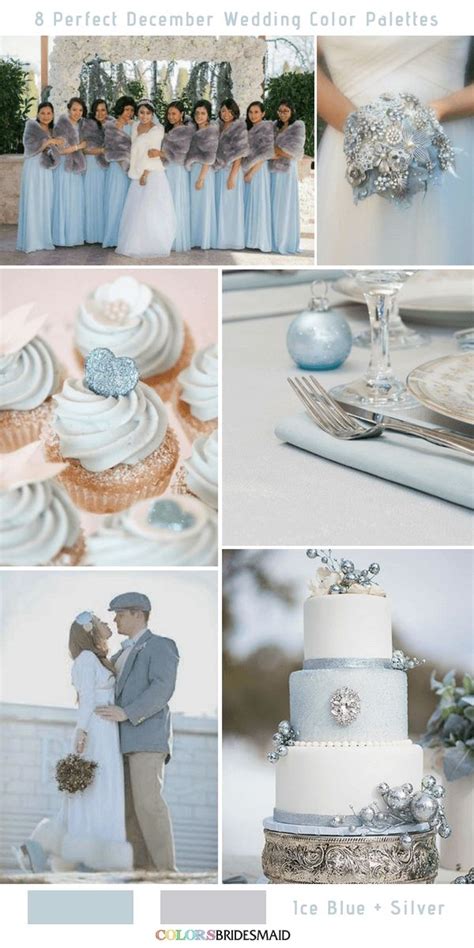 Perfect December Wedding Color Palettes Ideas December Wedding