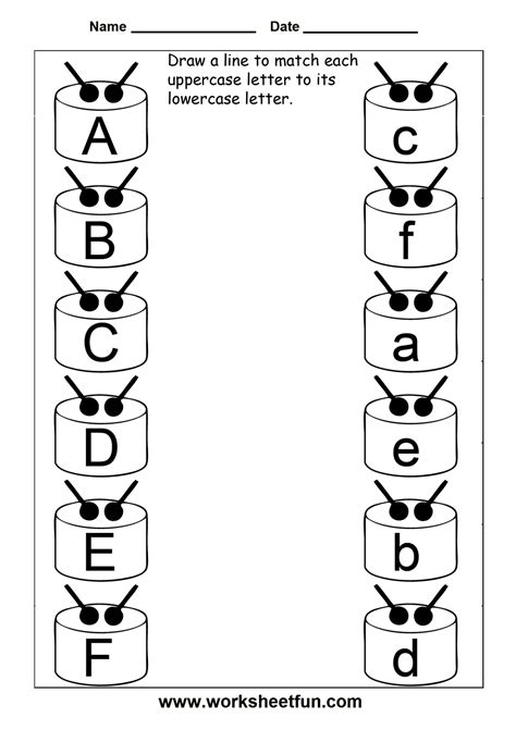 Match Uppercase To Lowercase Letters