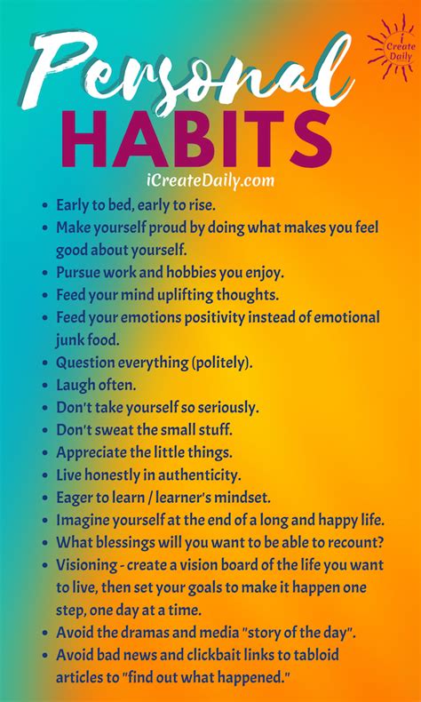 The Most Common Habits From More Than 200