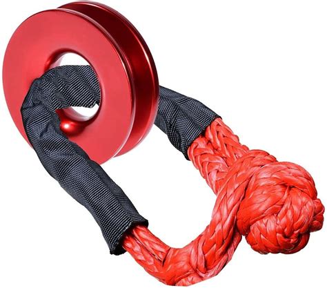 Amazon Fizlig Winch Snatch Recovery Ring Synthetic Winch Rope