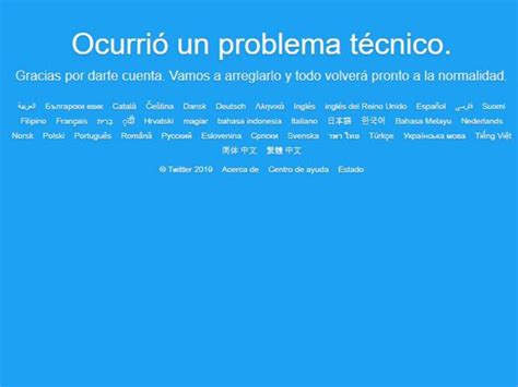 Twitter se cae en México usuarios reportan fallas site name