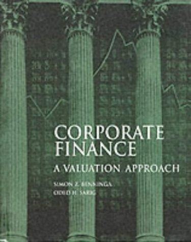 corporate finance  simon benninga open library