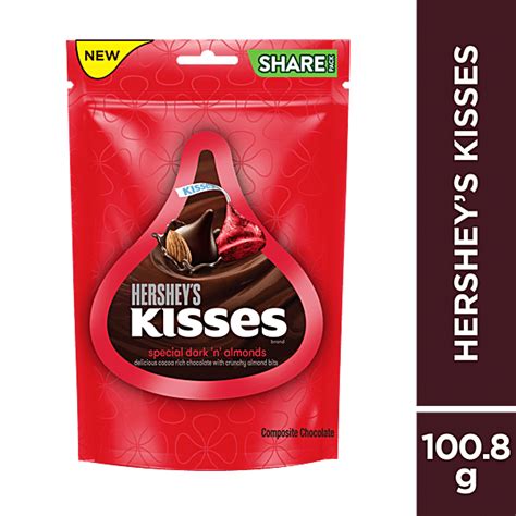 Buy Hersheys Kisses Special Dark N Almonds Chocolate Rich Flavour Online At Best Price Of Rs