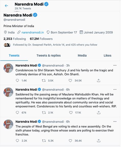 Modi's Twitter feed reflects the paradox in India's Covid battle ...