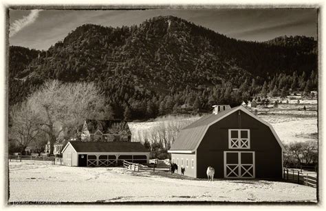 Perry Park and Larkspur Colorado Barn