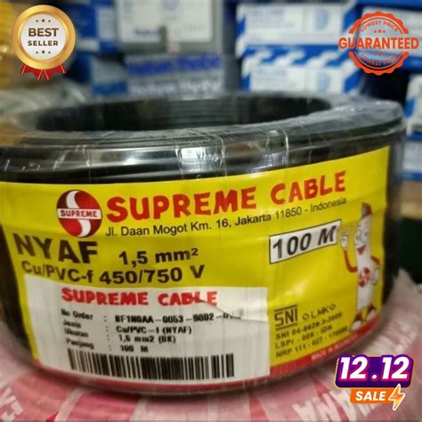 Jual Kabel Nyaf Mm Mm X X Supreme Roll Meter Serabut