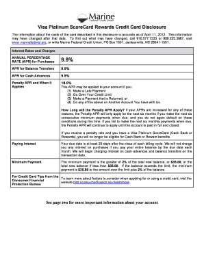 Fillable Online Files Consumerfinance Visa Platinum Scorecard Rewards