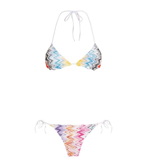 Missoni Zigzag Bikini In White Lyst UK