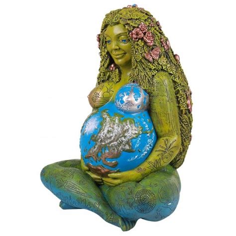 Millennial Gaia Statue by Oberon Zell - Mother Earth Gaia Wicca 24 Inch