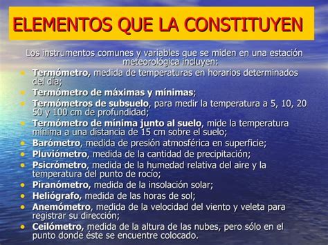 Estaciones Meteorologicas Ppt