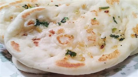 印度烤饼 Garlic Naan 印度烤饼家庭做法不用烤箱蒜香烤饼超松软美味Homemade Garlic Naan try