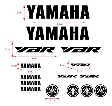 Calcomanias Yamaha Ybr 15 Piezas MercadoLibre