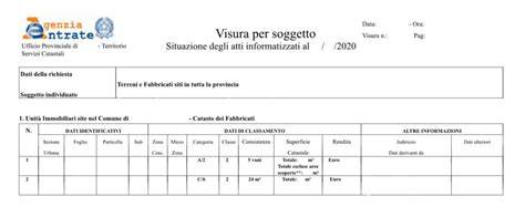 Dimostrazione Trasmissione Capo Classi Catastali Abitazioni Mammifero