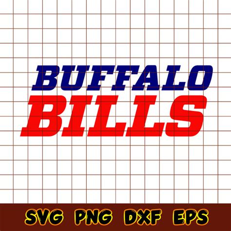 Buffalo Bills Text Logo Svg, Buffalo Bills Svg, NFL Svg, S - Inspire ...