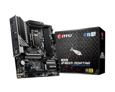 MSI MAG B460M MORTAR carte mère Intel B460 LGA 1200 micro ATX 7C82