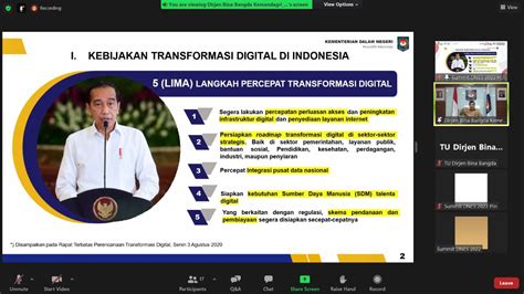 Dirjen Bangda Terus Dorong Pelaksanaan Transformasi Digital Bumi1