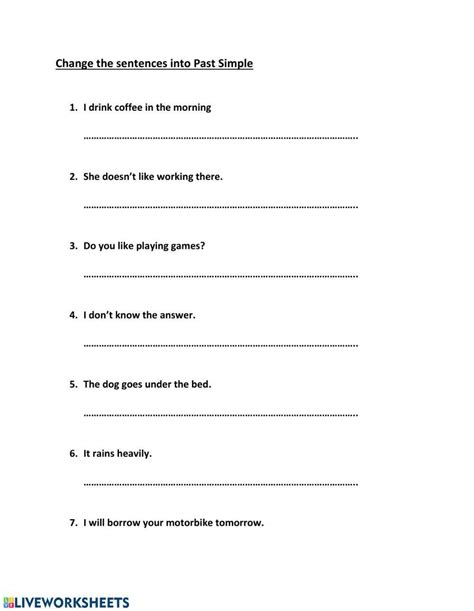 Unscramble Simple Past Questions Worksheet Live Worksheets 48 Off