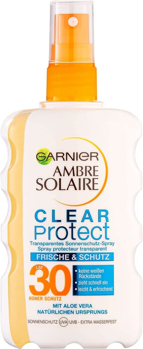 Garnier Ambre Solaire Clear Protect Spray Protector Solar