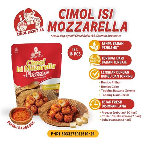 Jual Cemilan Cimol Mozzarella Cimol Bojot AA Mozzarella Frozen Food