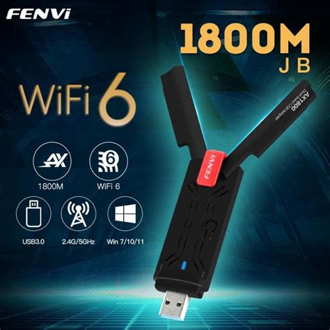 Fenvi Wifi Ax Usb Wifi Adapter Dual Band Ax Wireless