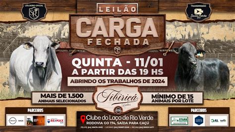 EM BREVE PRIMEIRO LEILÃO CARGA FECHADA 11 01 2024 TIBIRIÇÁ LEILÕES