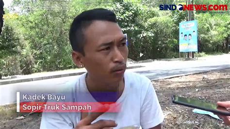 Antrean Panjang Truk Sampah Di TPA Suwung Bali Sopir Rela Menginap