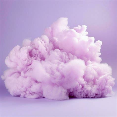 A cotton candy purple background with fluffy clouds 30699538 Stock ...