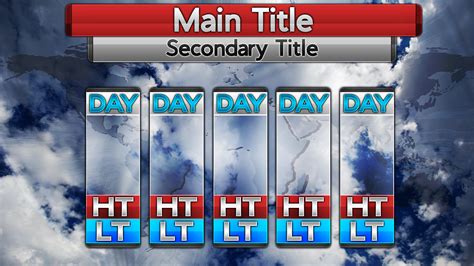 Forecast Templates Weather Forecast Graphics