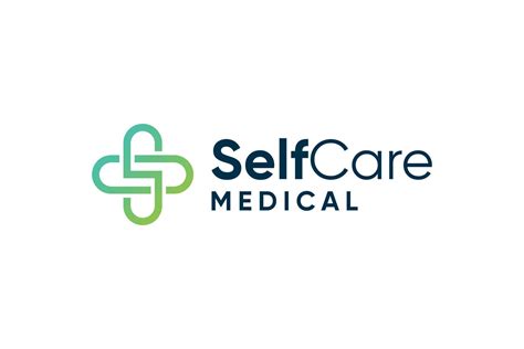 Self care medical line art gradient logo design 15981956 Vector Art at ...