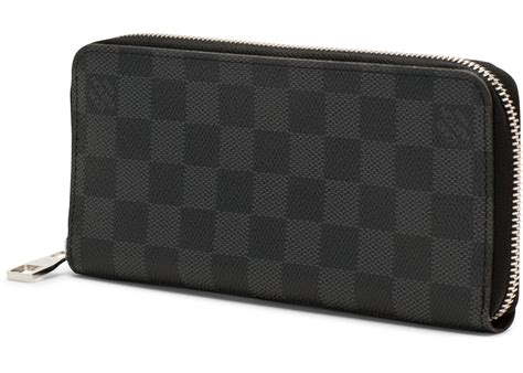 Louis Vuitton Zippy Vertical Damier Graphite Black